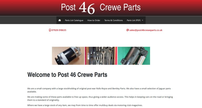 Post 46 Crewe Parts