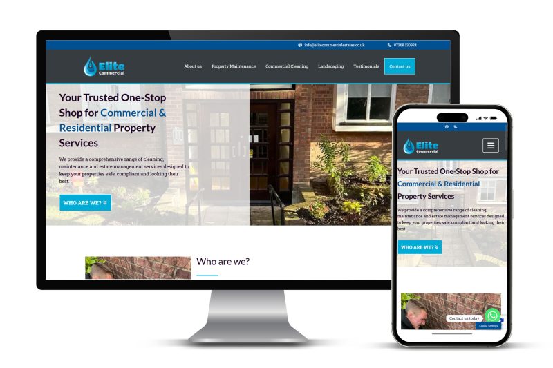 Elite Commercial Services Website