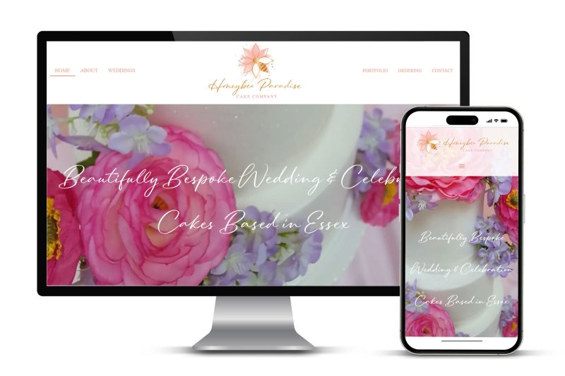 Honeybee Paradise Cake Company Website